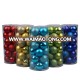 3 ~ 8cm 24pcs colors custom colorful wholesale promotion christmas ball