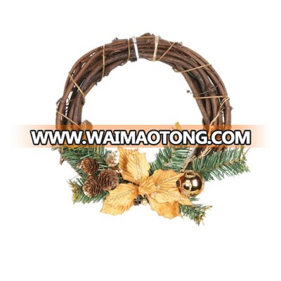 Wholesale christmas wedding festival decoration crafts wholesale xmas twig wreaths