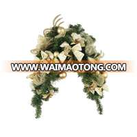 Guangzhou factory wholesale artificial christmas preserved boxwood wreath